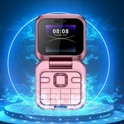 2024 New Mini Flip Mobile Phone 2 SIM Card Small Display Foldable Cell Phone Unlocked Flip Phone 2G Flip Cell Phone For Seniors